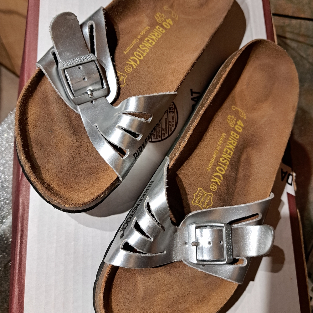 Birkenstock Silver Sandals